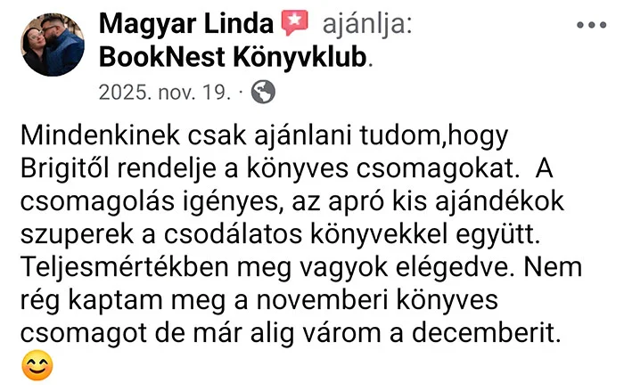 booknest visszajelzés linda