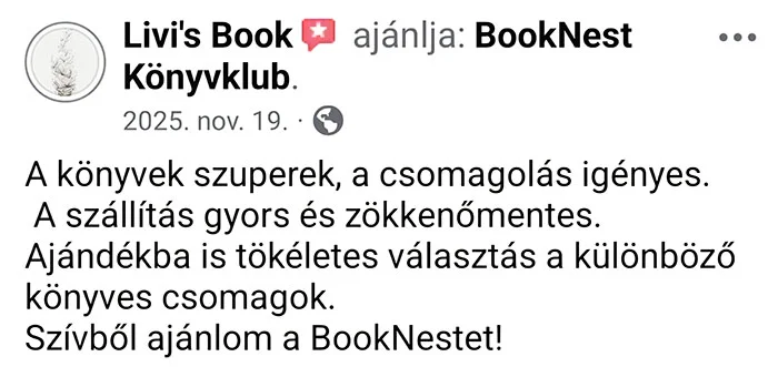 booknest visszajelzés livi